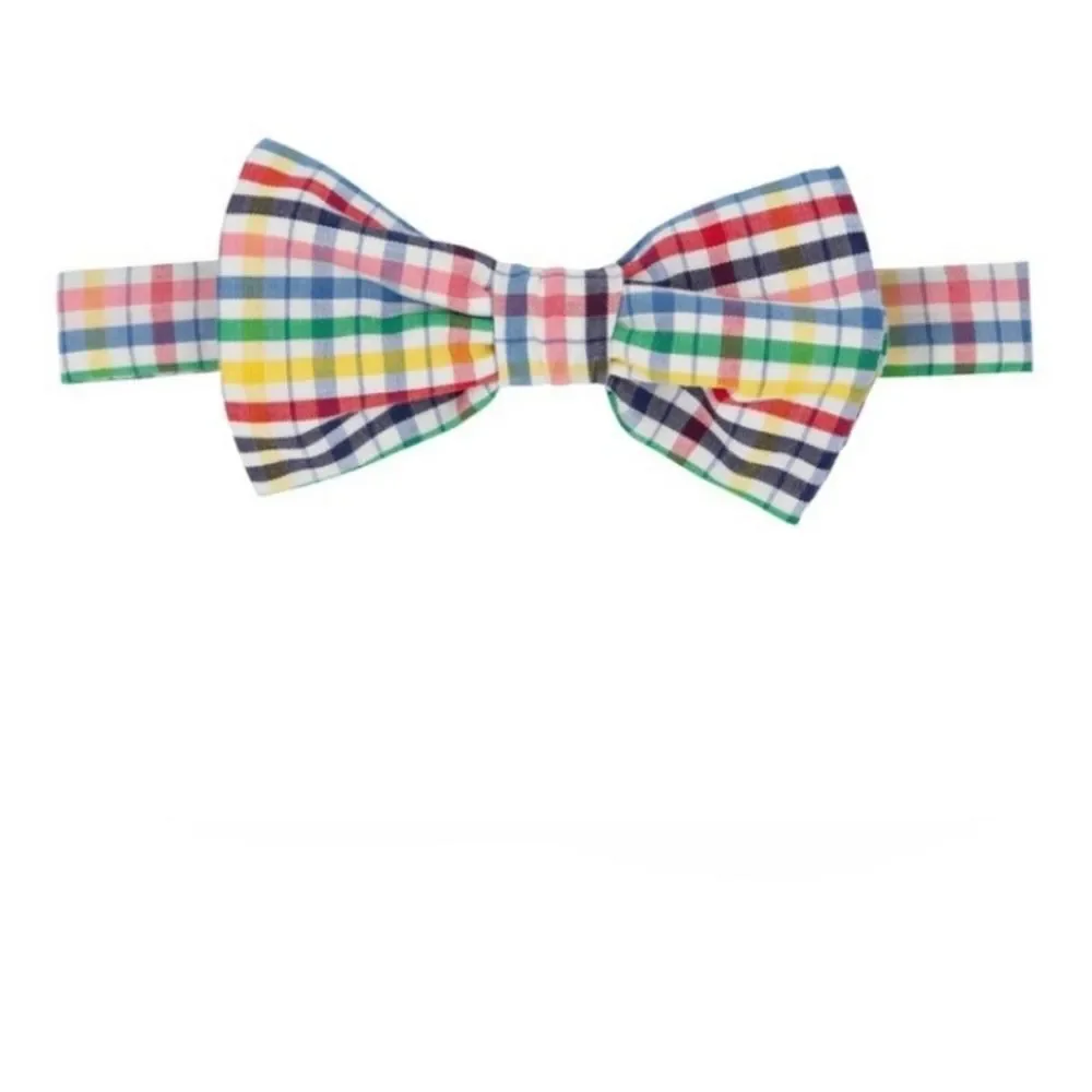 Plaid Rainbow bowtie